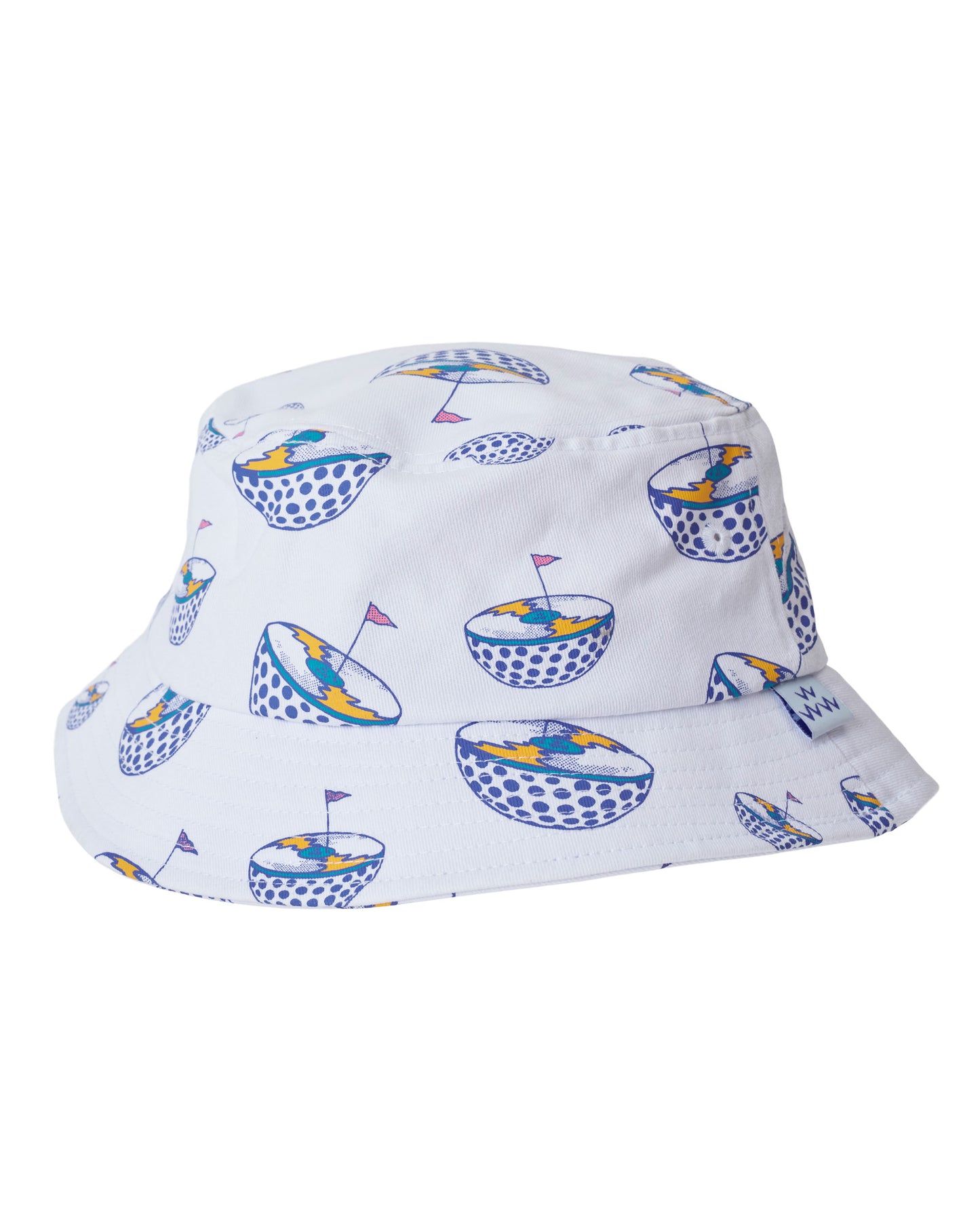 On the Dance Floor Bucket Hat – White