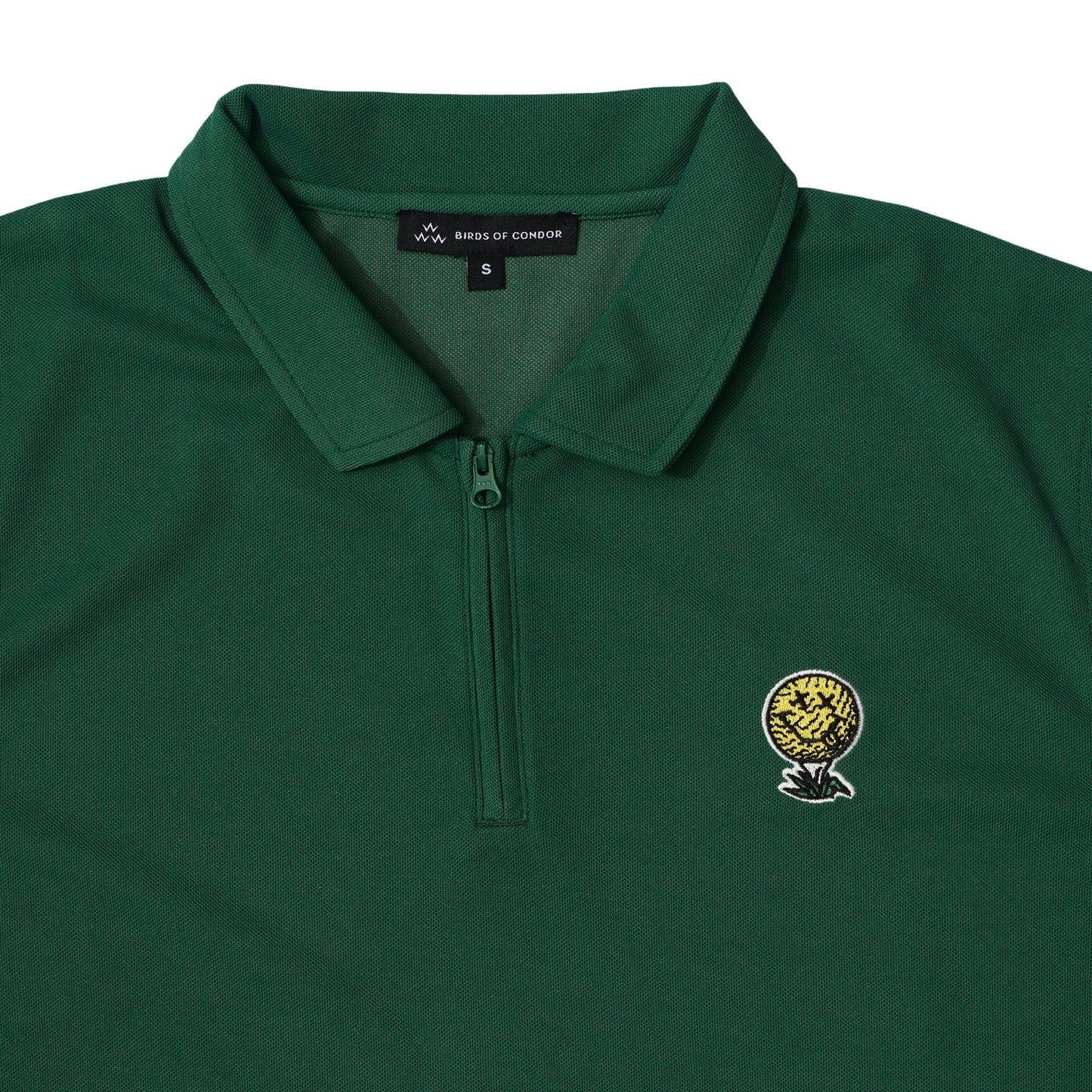 Neverfind Quarter Zip Polo - Green