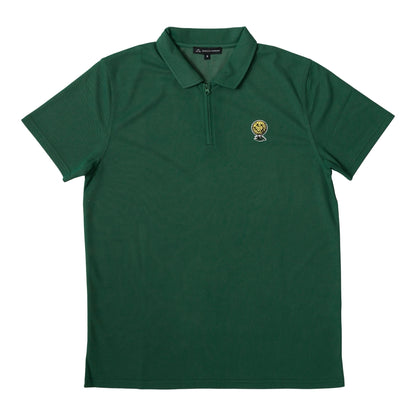 Neverfind Quarter Zip Polo - Green