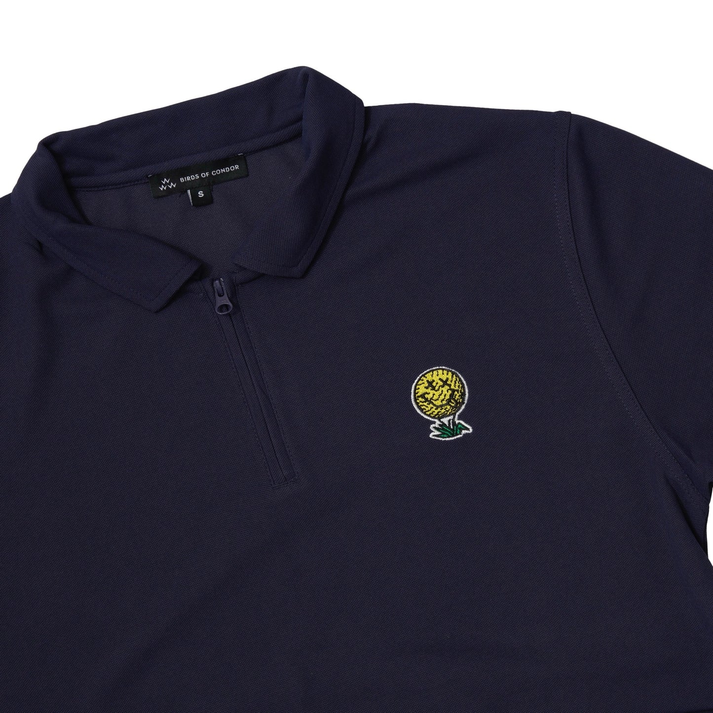 Neverfind Quarter Zip Polo - Navy