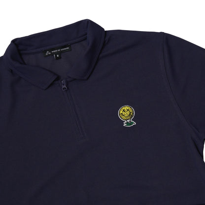 Neverfind Quarter Zip Polo - Navy