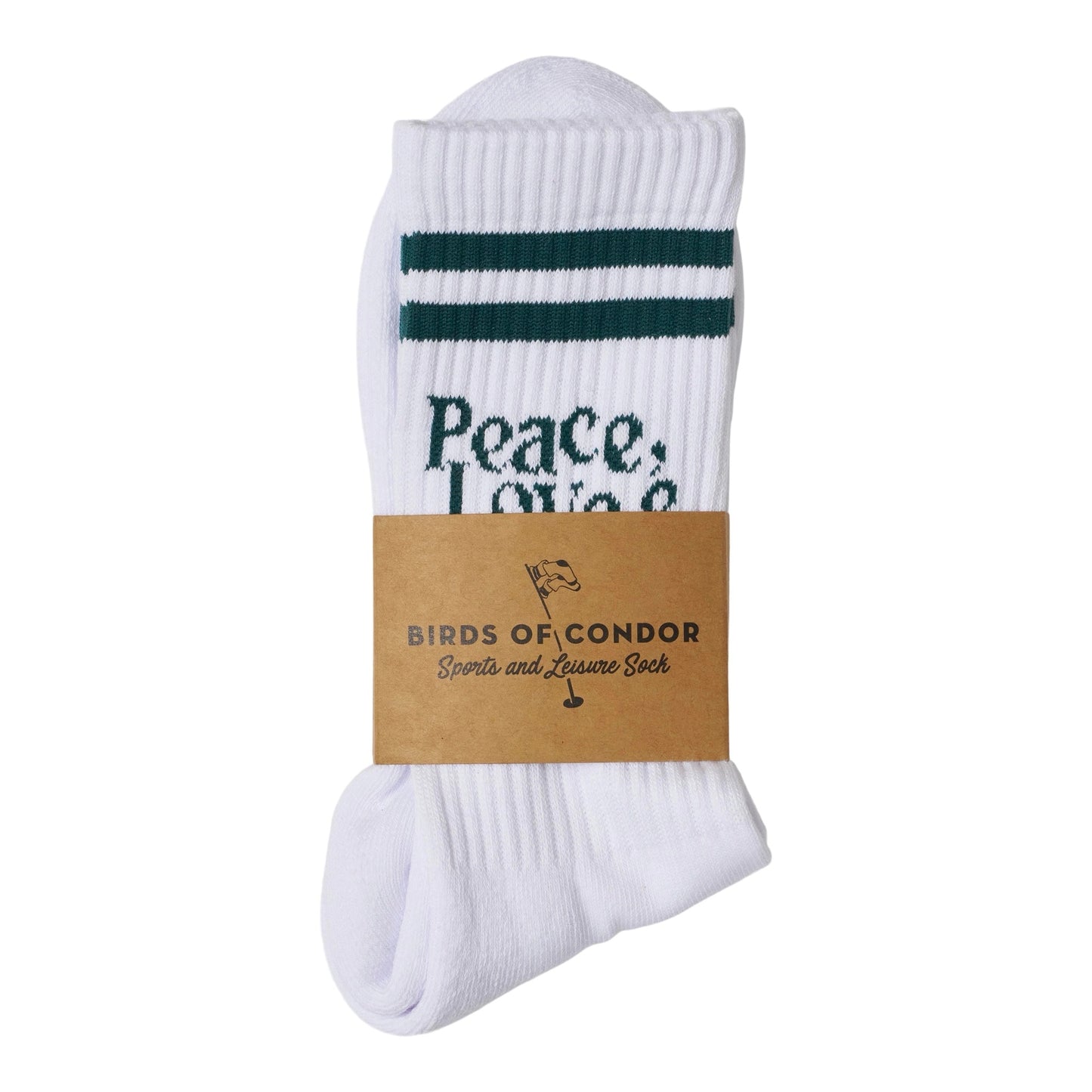 Peace Socks – White