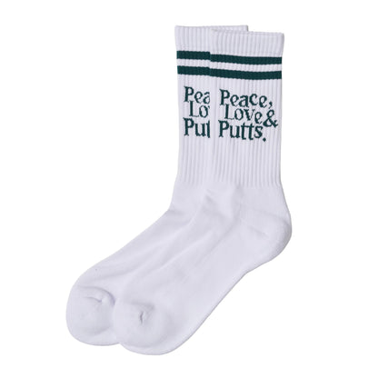 Peace Socks – White