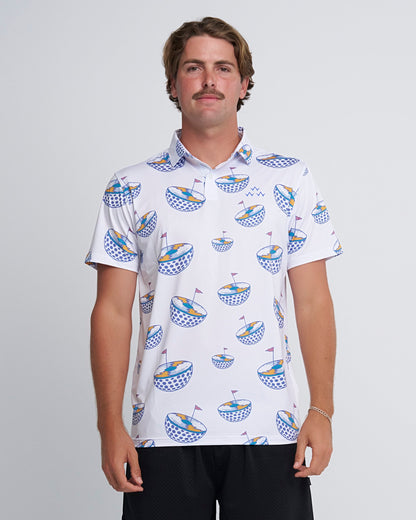 On The Dance Floor Polo – White