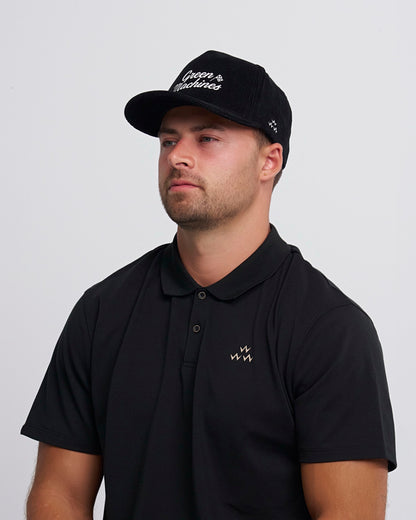Green Machines Snapback – Black