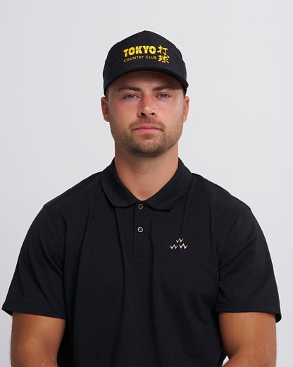 Tokyo Country Club Snapback – Black