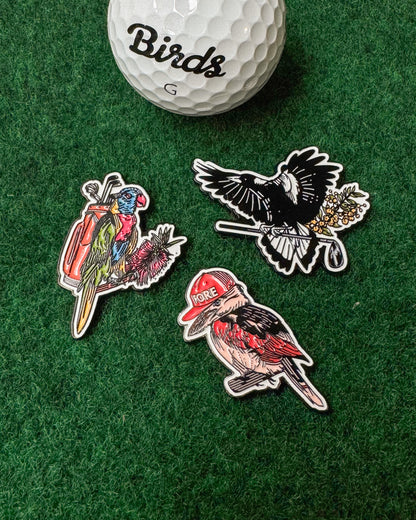 Birds in the Wild Ball Mark Set