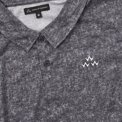 Triple Eagle Acid Polo – Black