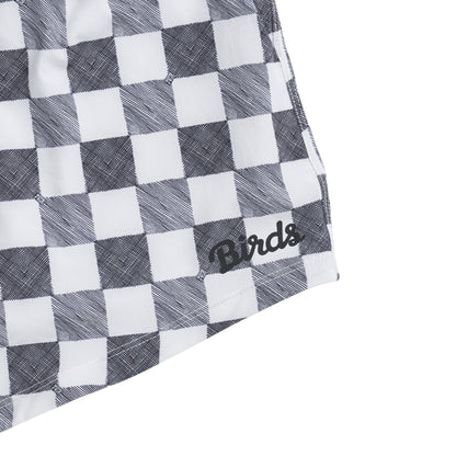 Birds Shorts Gingham