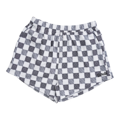 Birds Shorts Gingham