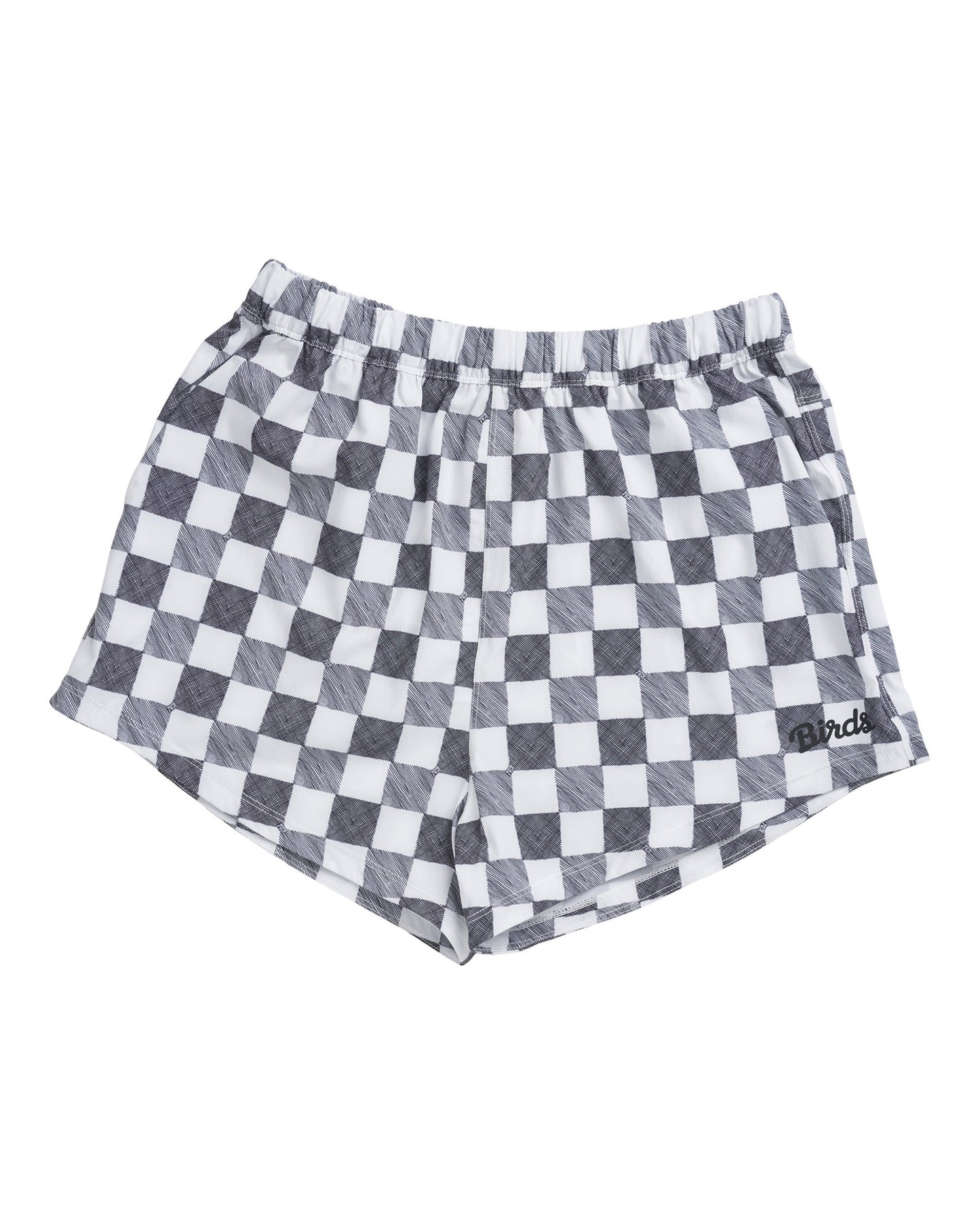 Birds Shorts Gingham