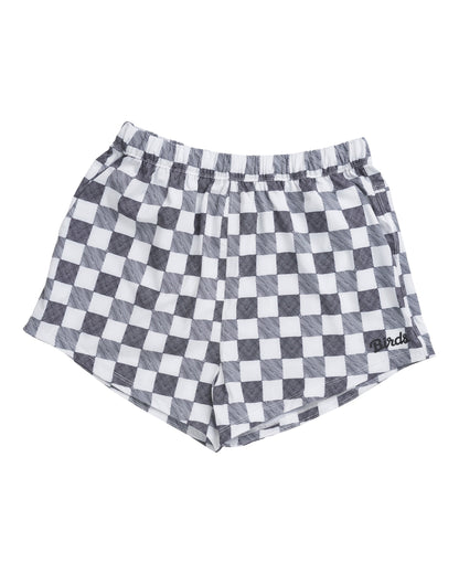 Birds Shorts Gingham