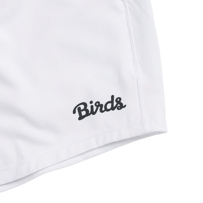 Birds Shorts – White