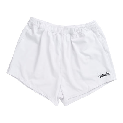 Birds Shorts – White