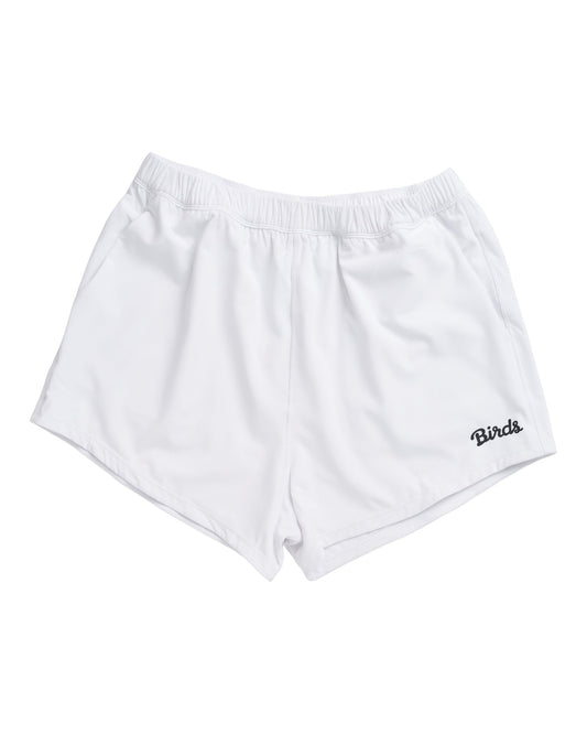 Birds Shorts – White