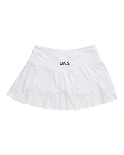 Birds Skort – White