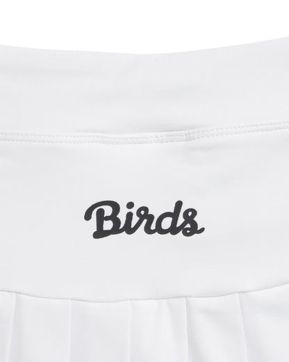Birds Skort – White