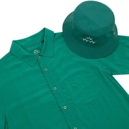 On The Green Shirt