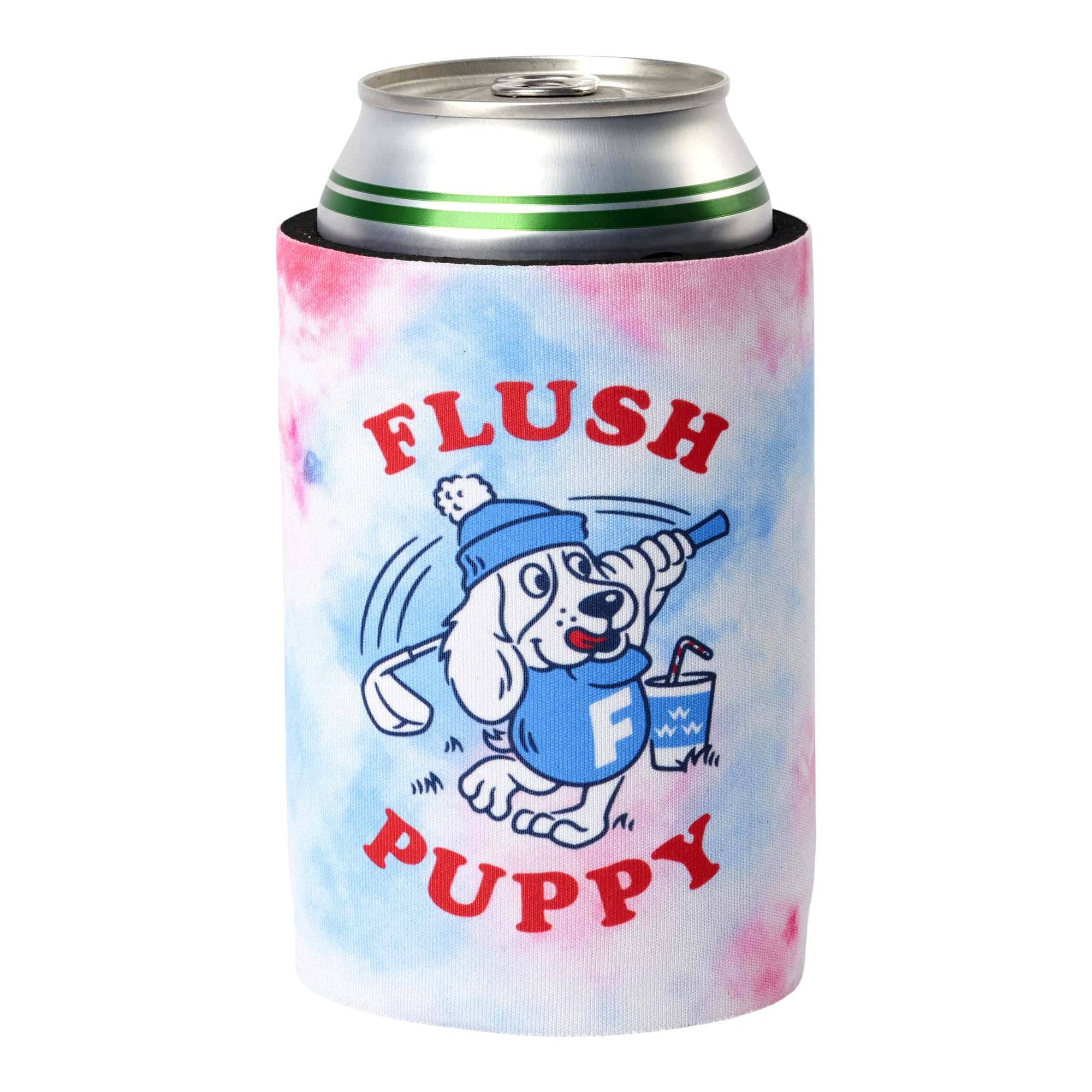 Flush Puppy Beer Koozie