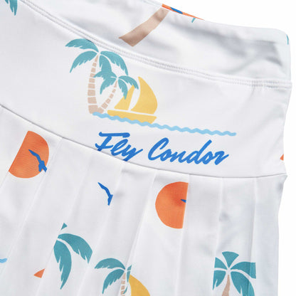 Fly Condor White Skort