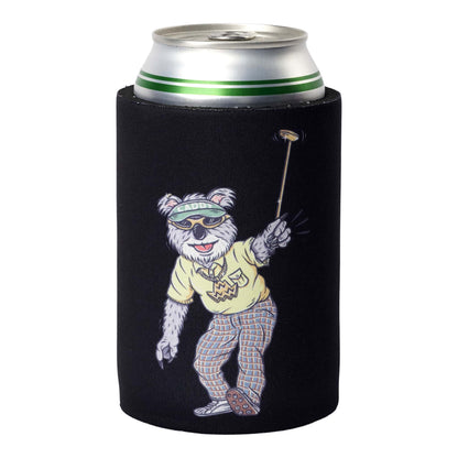 Lords of Swing Bogey Bear Beer Koozie