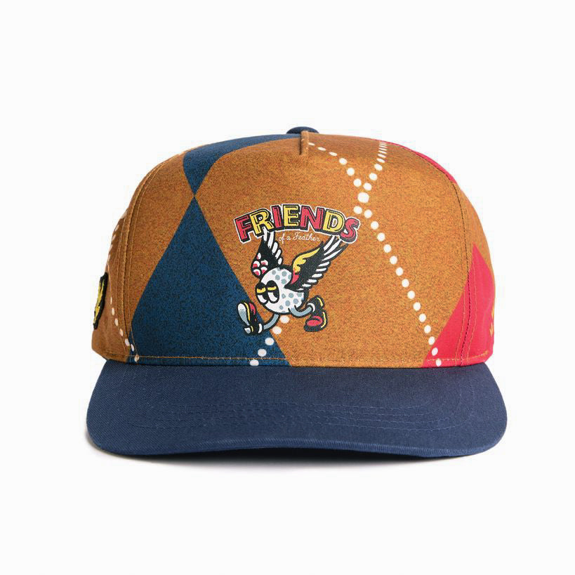 Friends of a Feather Snapback - Argyle