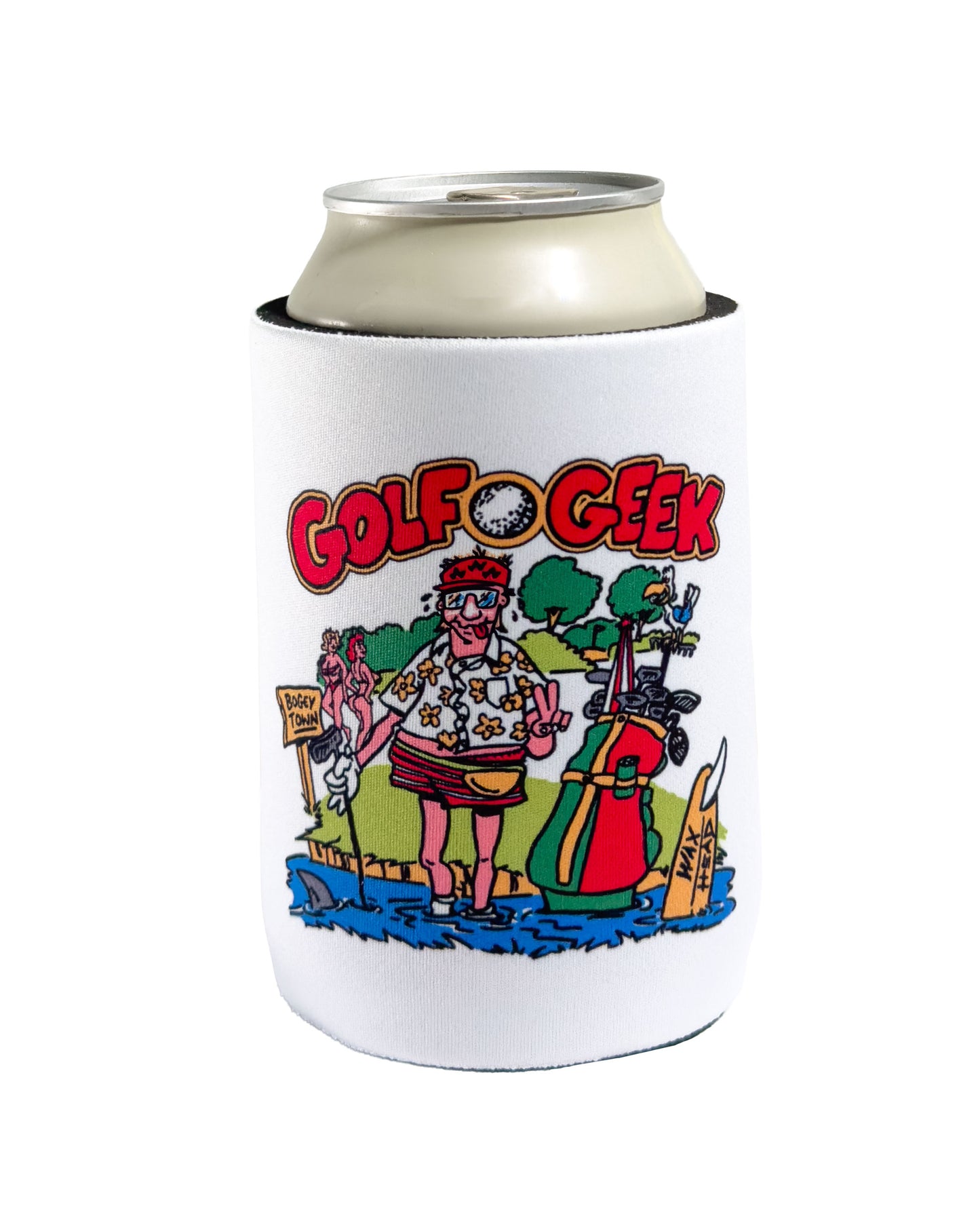 Golf Geek Beer Koozie
