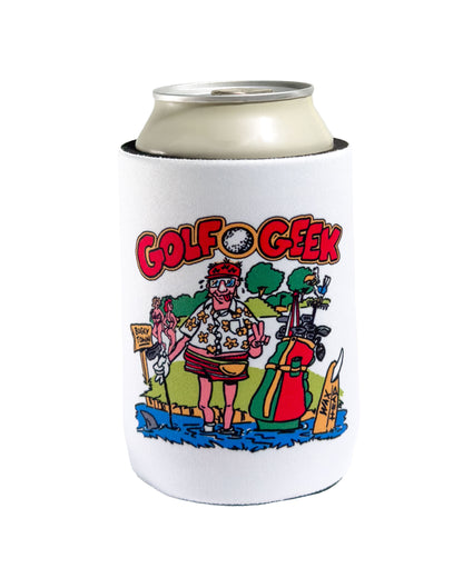 Golf Geek Beer Koozie