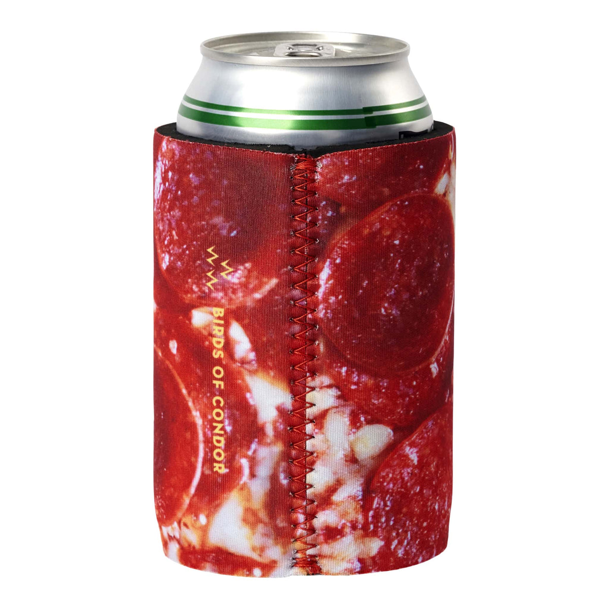 Pizza Slice Beer Koozie/Stubby Cooler Birds of Condor