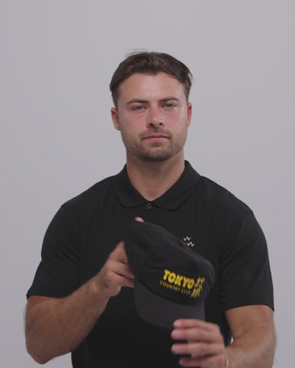 Tokyo Country Club Snapback – Black