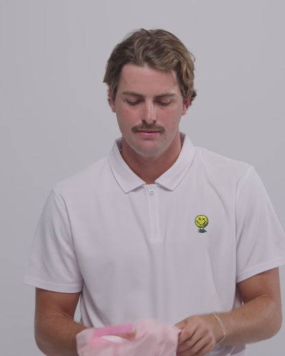 Club Palms Snapback – Faded Pink