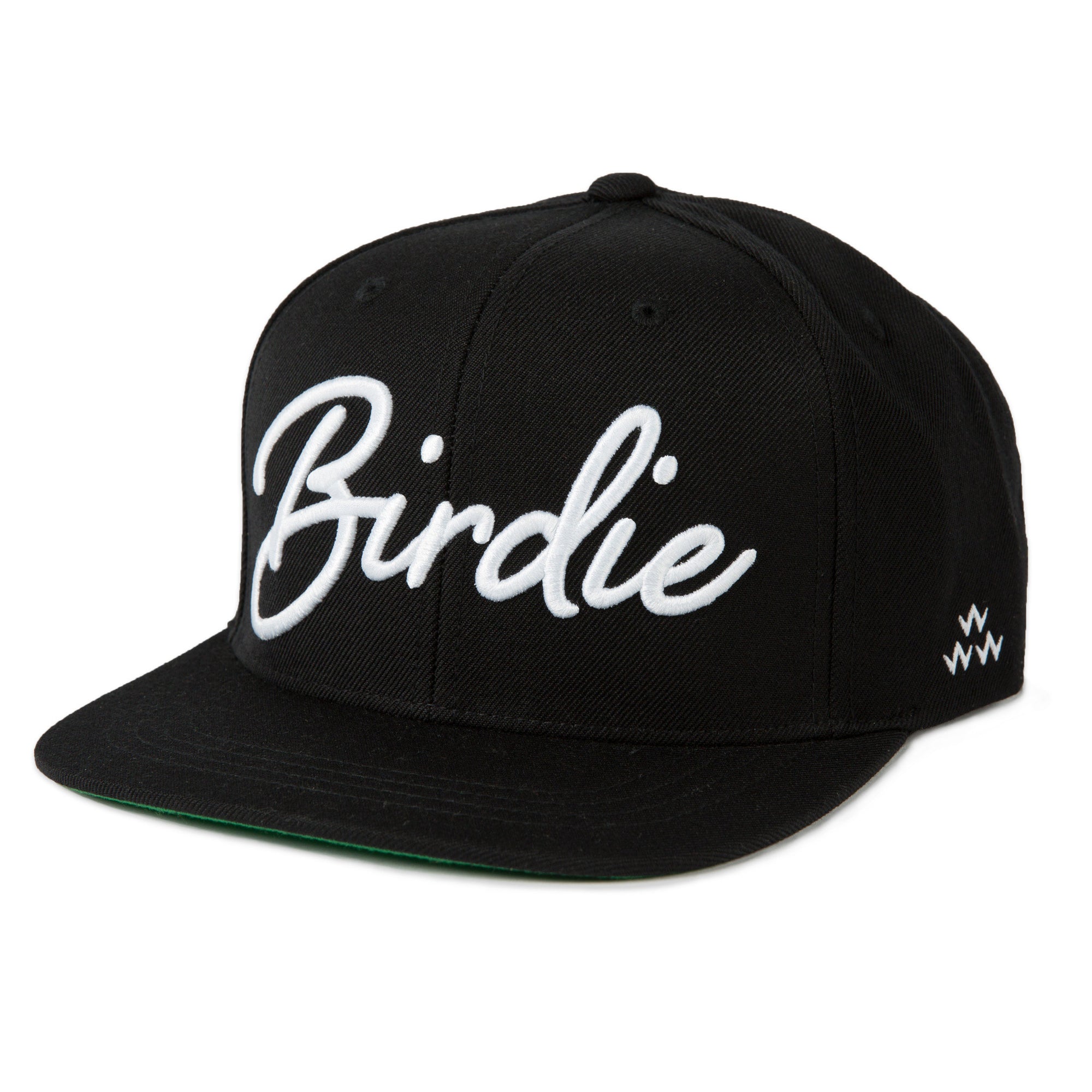 birds-of-condor-black-golf-birdie-snapback-hat-front