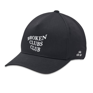 birds-of-condor-black-golf-broken-clubs-club-snapback-a-frame-hat-front