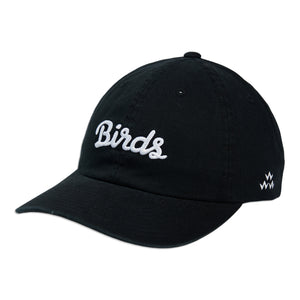    birds-of-condor-black-golf-dad-cap-hat-front