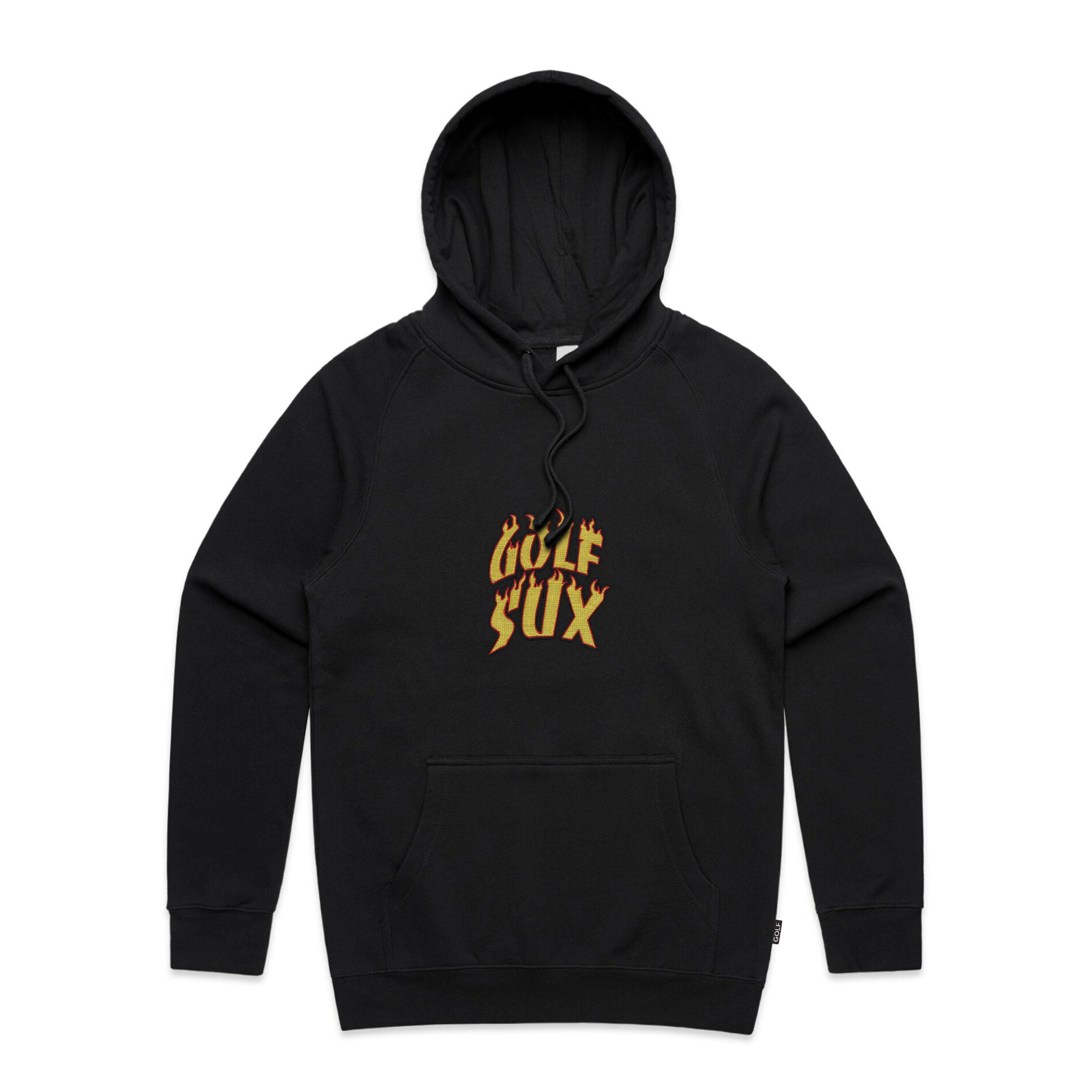 Black golf hoodie hotsell