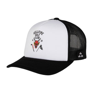 birds of condor stranger things hellfire golf club foam trucker hat