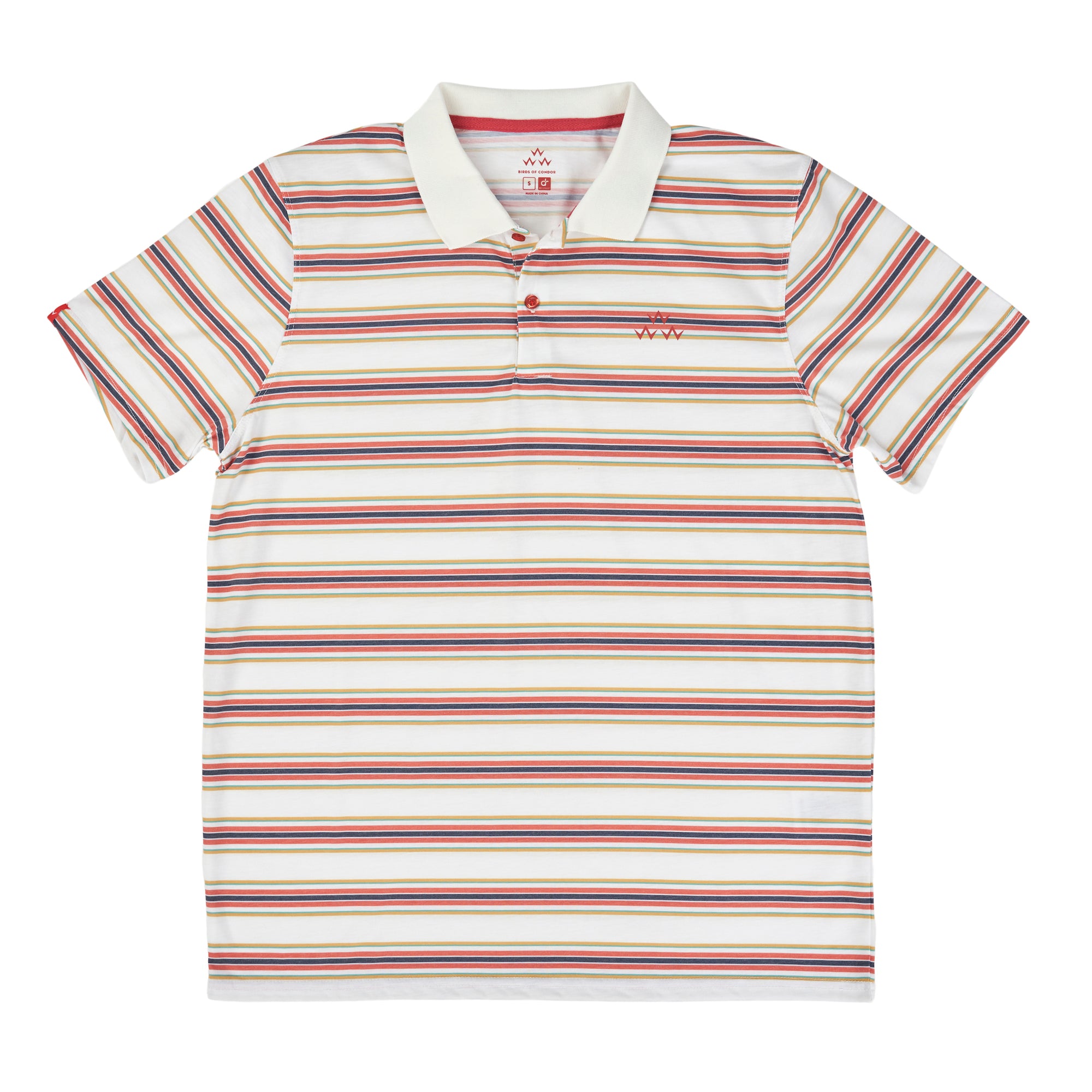 See that guy in the stripe polo? Not just a cool look, the fairway polo shirt is an ultra cool wear,, with moisture wicking drirelease fabric to keep you feeling fresh.  Made by Birds of Condor golf apparel from Byron Bay, Australia.