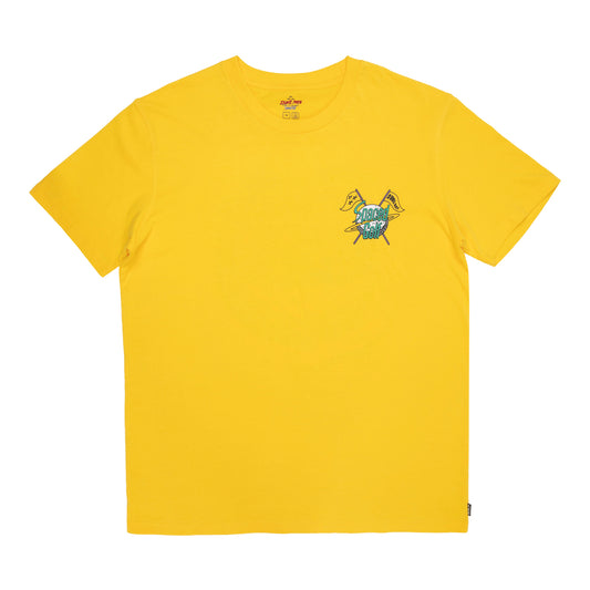 birds of condor dune rats yellow spaced golf t-shirt