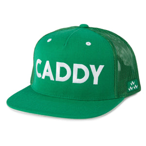 birds-of-condor-green-golf-caddy-trucker-hat-cap-front