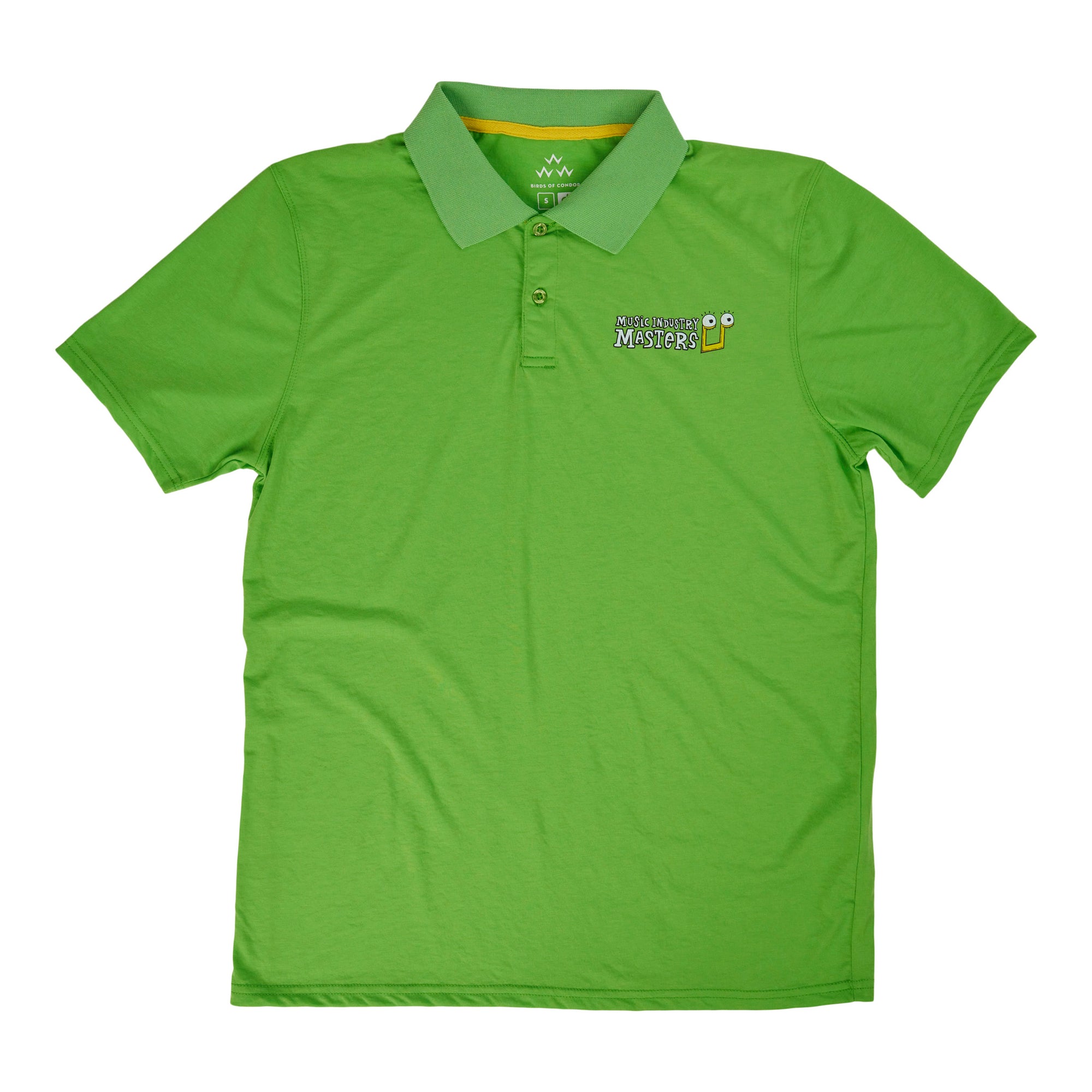 birds of condor music industry masters green polo shirt