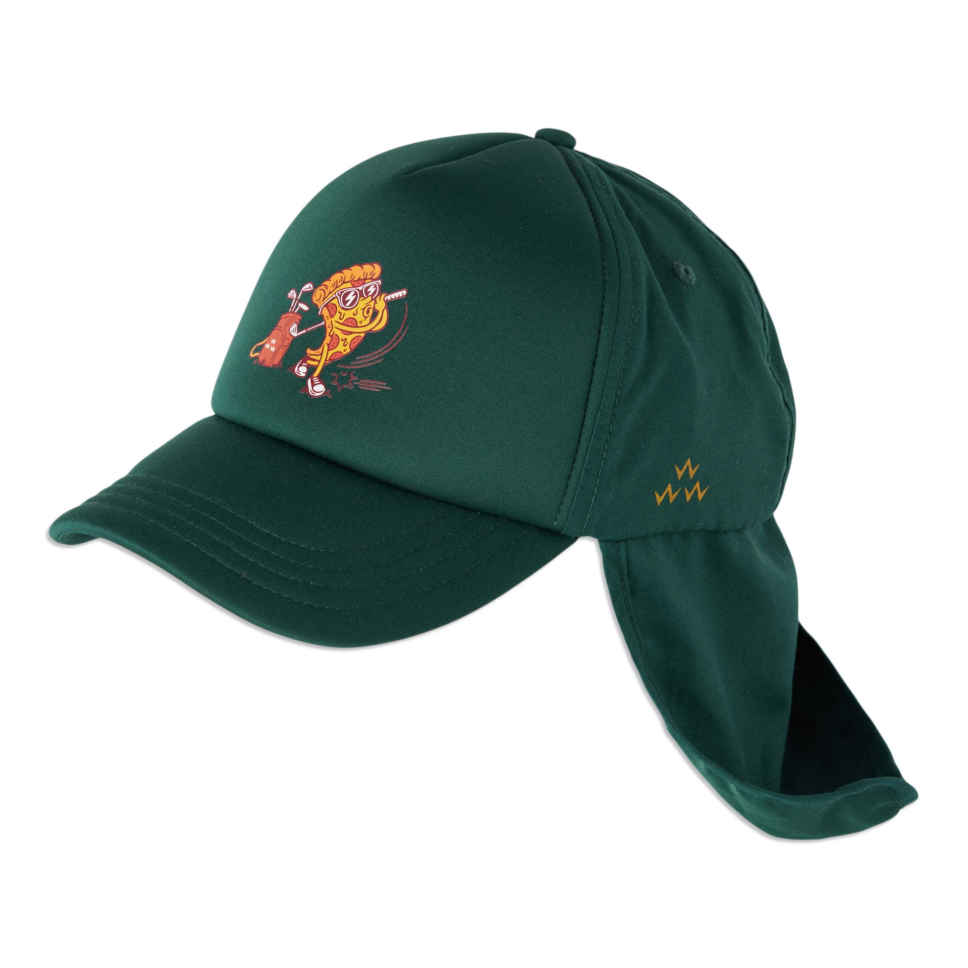 birds of condor green legionnaires back flap sun smart golf hat