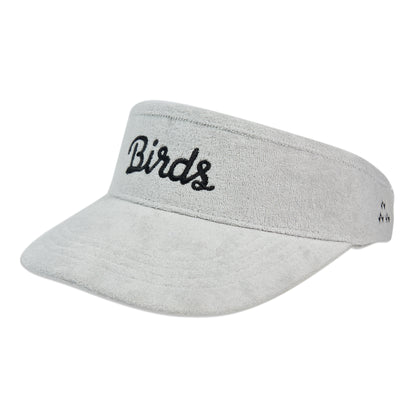    birds-of-condor-grey-terry-towelling-cloth-visor-golf-hat-front