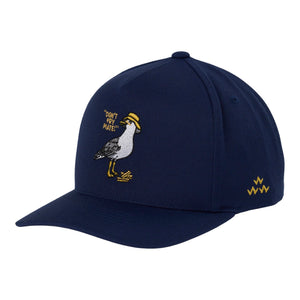 birds-of-condor-navy-seagull-snapback-hat-front