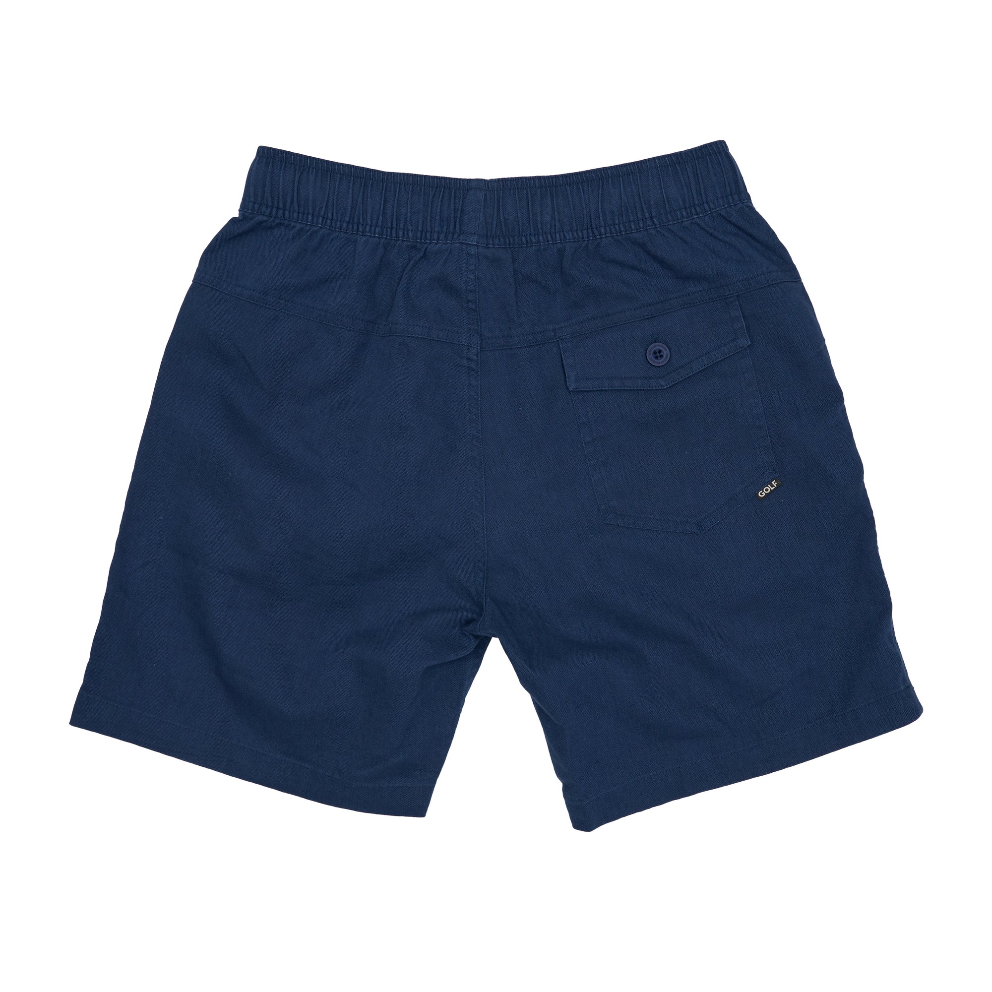 birds-of-condor-navy-blue-cotton-linen-golf-walk-shorts-front
