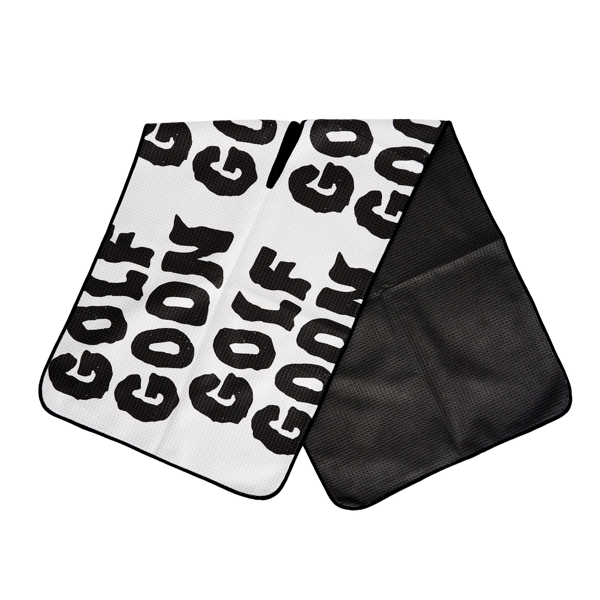 birds of condor black and white golf goon geek towel front