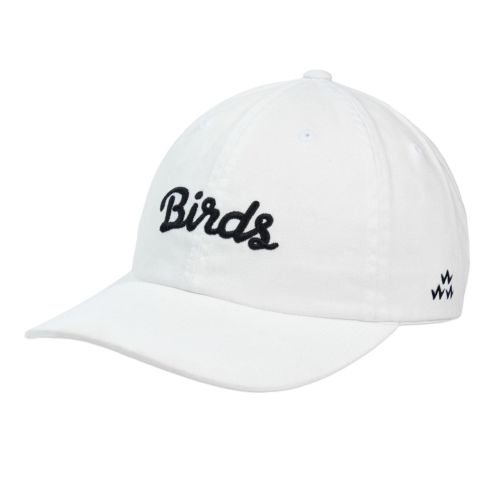 birds-of-condor-white-golf-dad-cap-hat-front