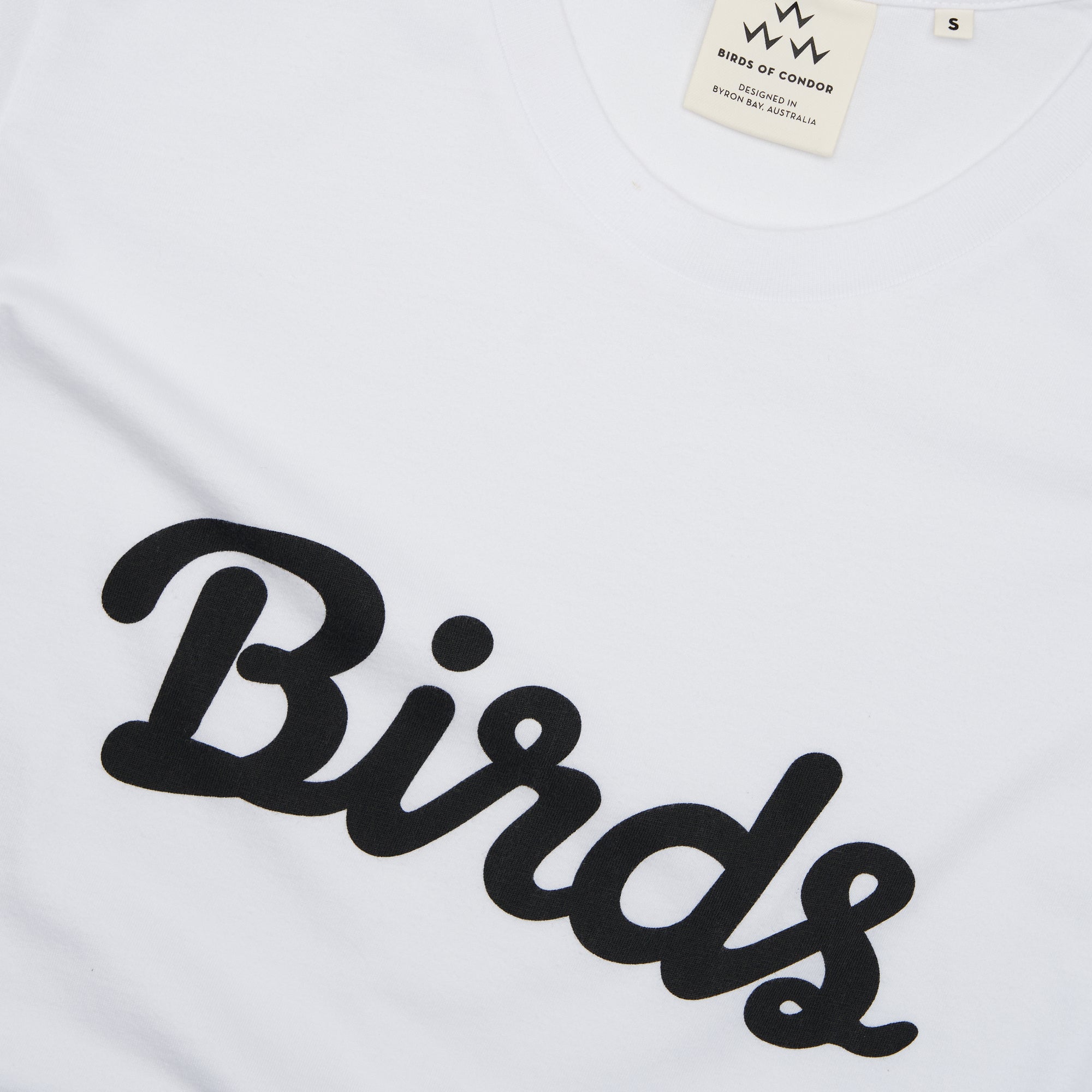 birds-of-condor-white-organic-cotton-golf-t-shirt-front
