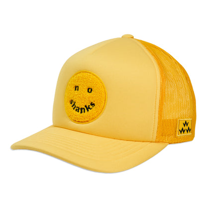 birds-of-condor-yellow-no-shanks-trucker-mesh-golf-hat-cap-front